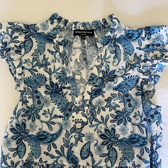 Generation Love Sandy Paisley Dress XS - Picture 5 of 6
